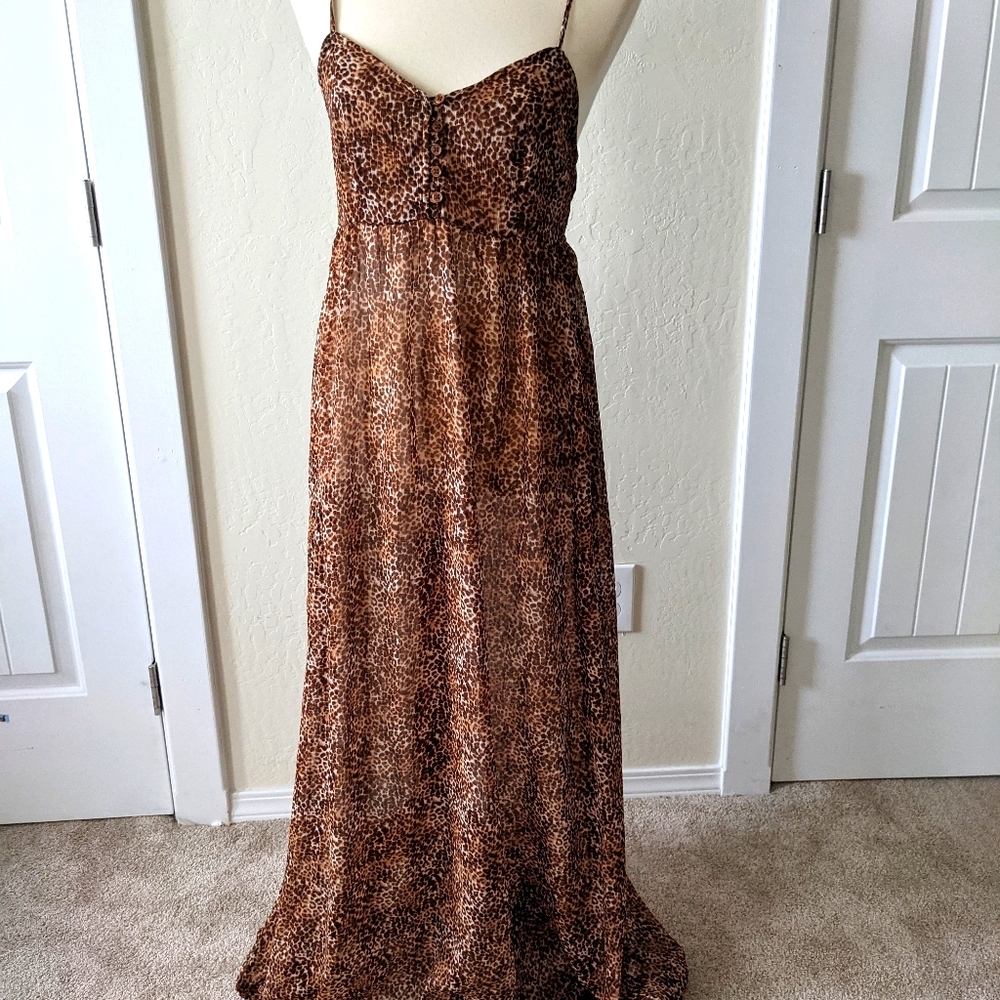 Beautiful Medium Cheetah print dress